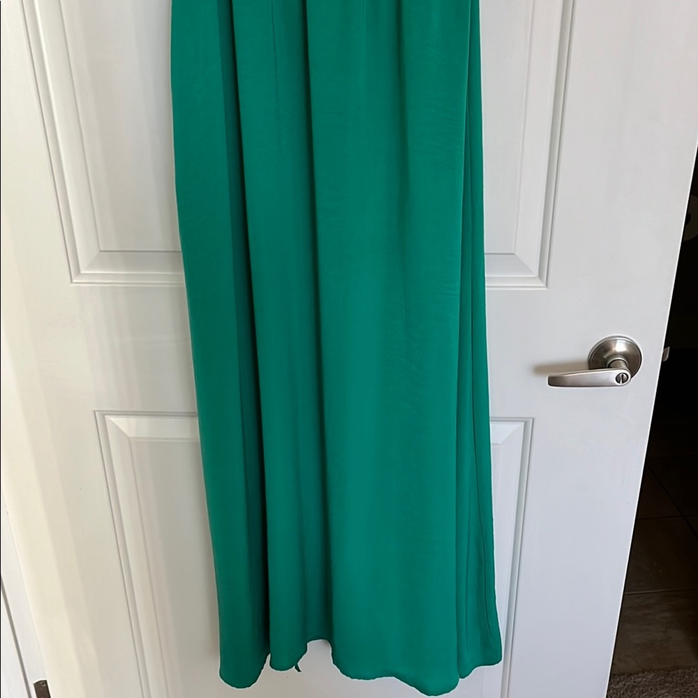 Jack by BB Dakota Women's Green Maxi Dress. Lined, side slit. NEW! - Picture 8 of 8